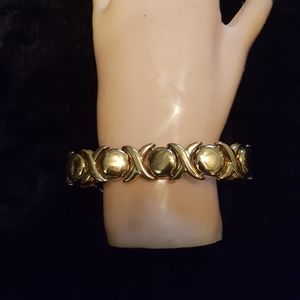 Gold Tone XOXO Bracelet